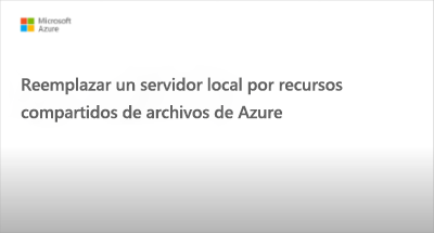 Vídeo sobre cómo reemplazar los servidores de archivos locales - haga clic para reproducir.