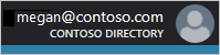 Captura de pantalla del nombre de usuario que se muestra en Azure portal.