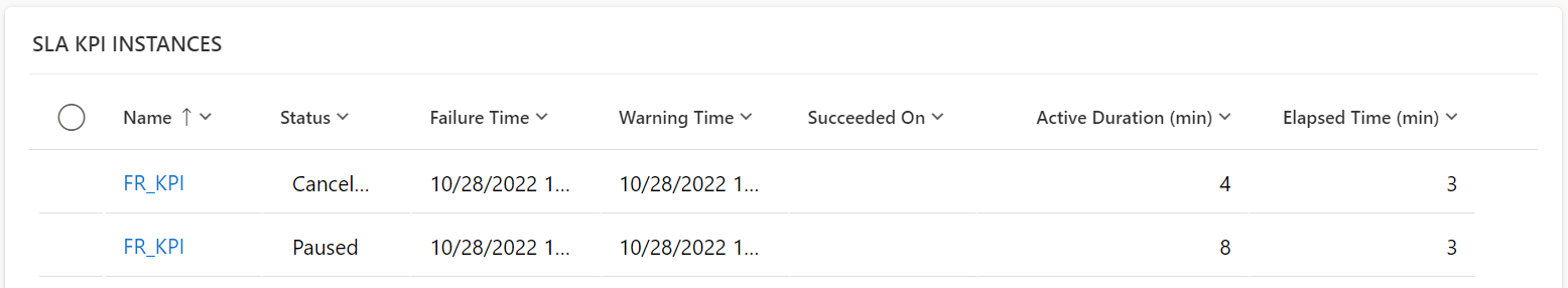 Ver duración de tiempo activo y transcurrido