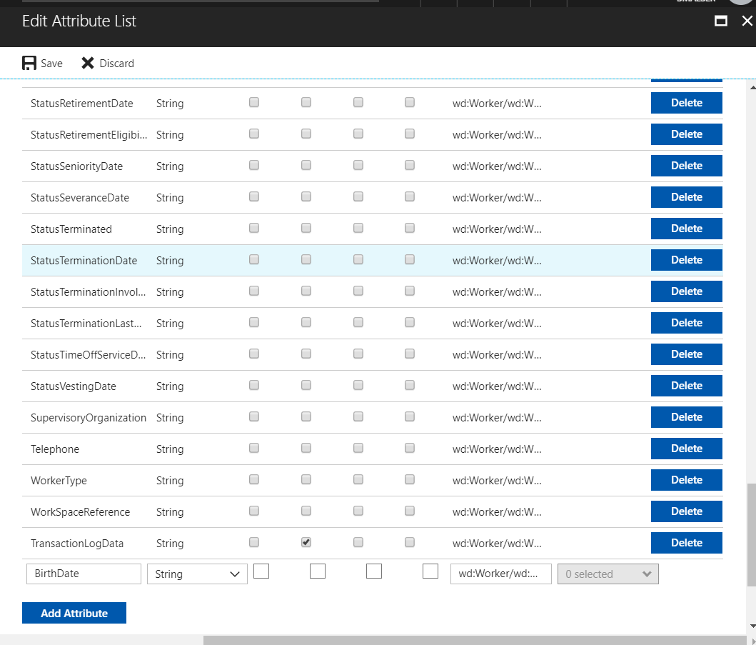 Captura de pantalla de Workday Studio.