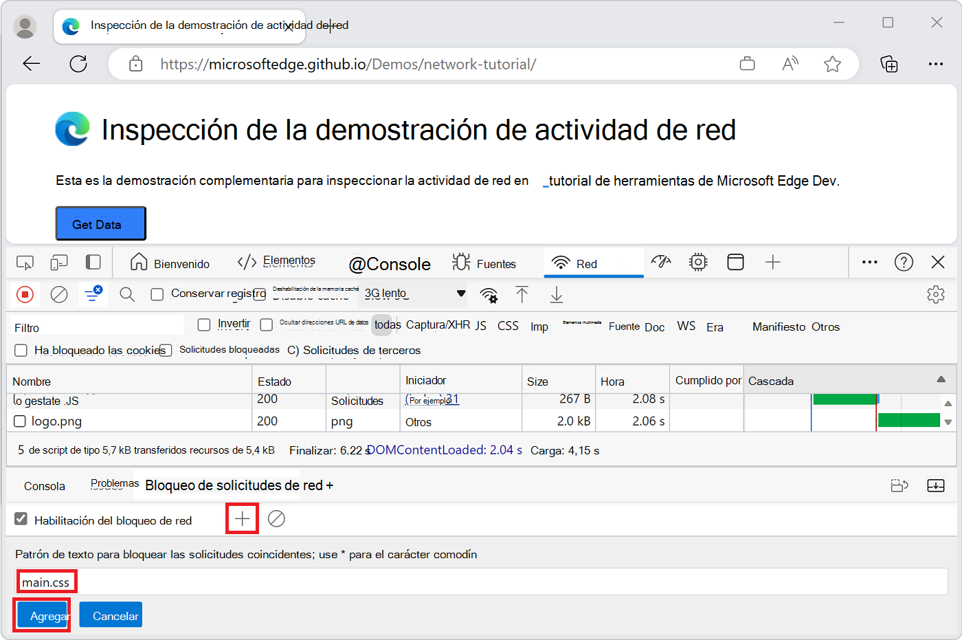 Bloqueo de 