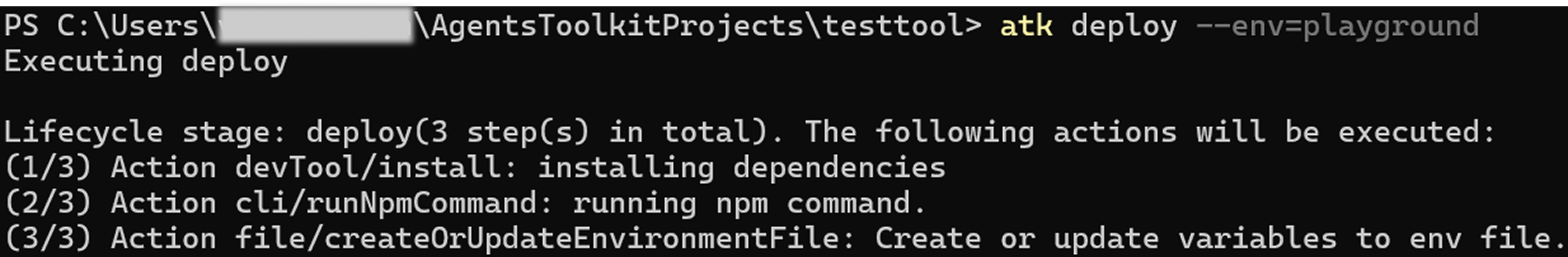 Captura de pantalla que muestra el proceso de instalación de las dependencias necesarias y los paquetes npm.
