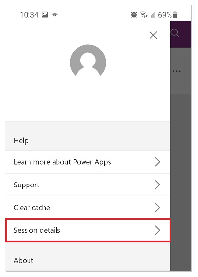Obtener un id. de sesión desde un teléfono o una tableta.