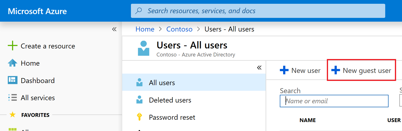 Agregue un invitado en Microsoft Entra ID.