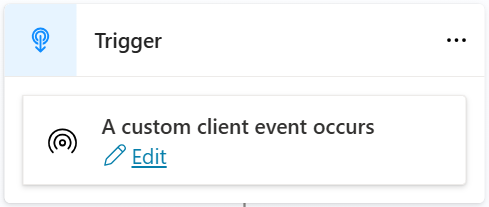 Evento de cliente personalizado de disparador Copilot Studio