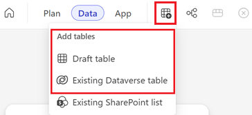 Adición de más tablas de datos