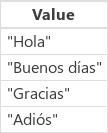 Ejemplo con valor 