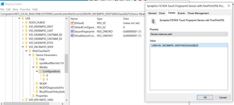 Configuraciones de seguridad de inicio de sesión mejorada por huella digital